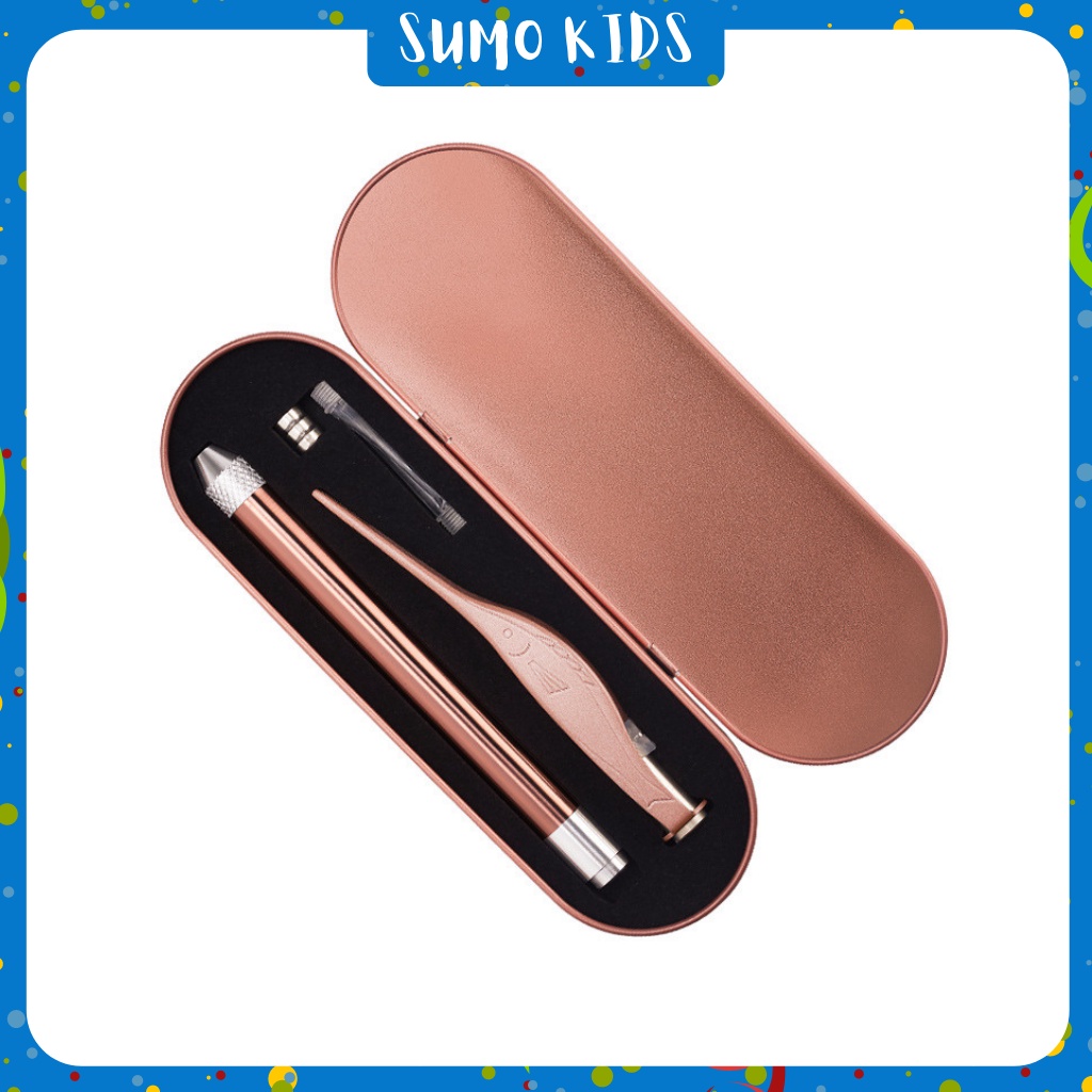 Dụng Cụ Lấy Ráy Tai, Bộ Lấy Ráy Tai Cho Bé, Ngoáy Tai Có Đèn 3 Trong 1 Kèm Kẹp Siêu Tiện - SUMO KIDS