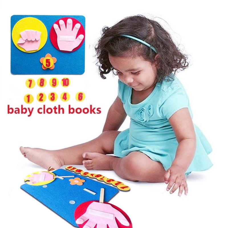 Đồ Chơi Xếp Hình Số Ngón Tay Dạng Xếp Hình Giáo Dục Sớm Cho Bé montessori math