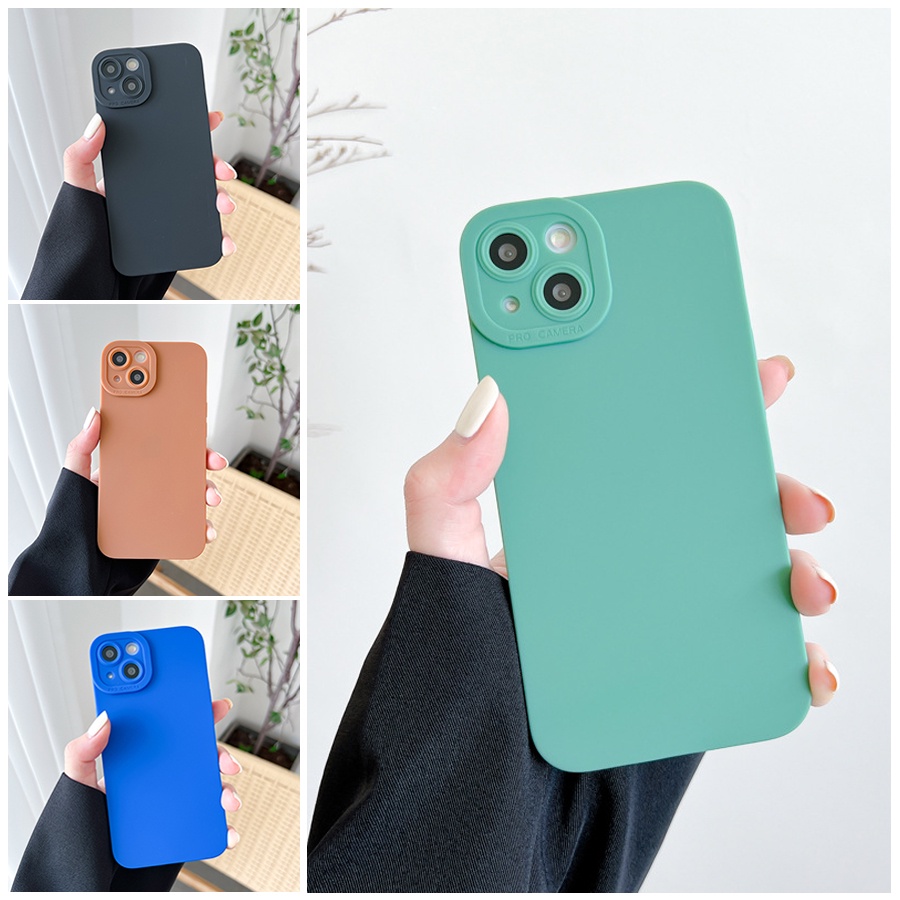Ốp Điện Thoại Silicon Có Bảo Vệ Camera Cho iPhone 11 Pro Max X XS XR
