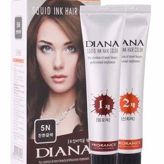 Thuốc nhuộm tóc phủ bạc nâu đậm 5N DIANA