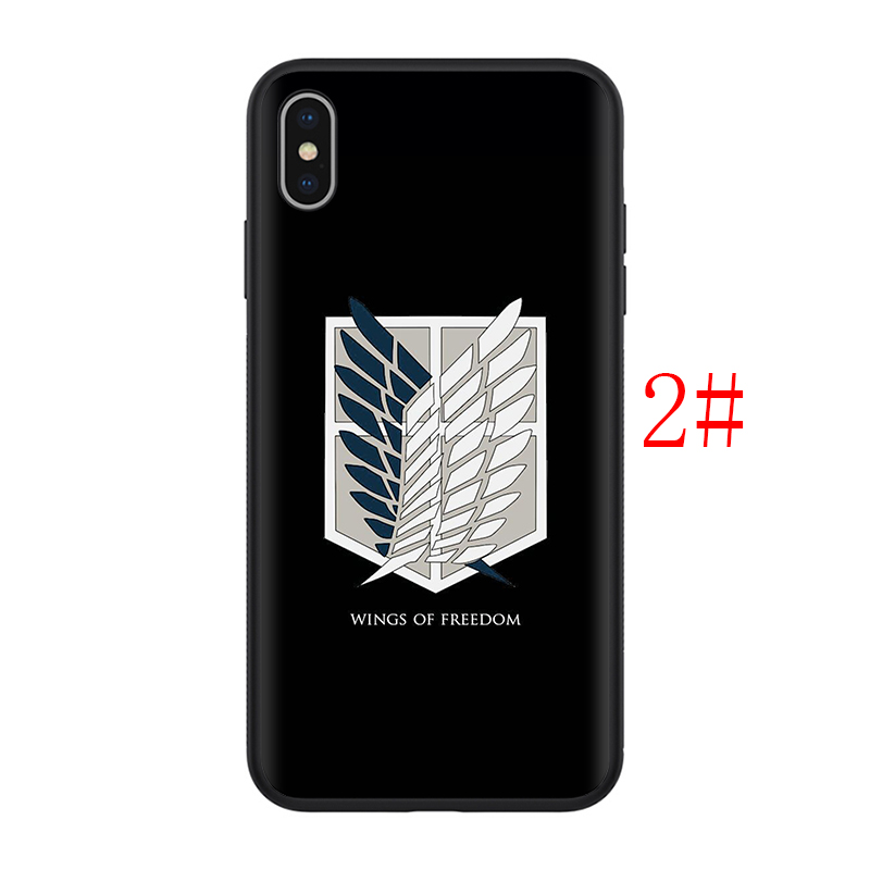 Ốp Lưng Logo Attack On Titan Cho Iphone 8 7 6s 6 Plus 5 5s Se 2016 2020