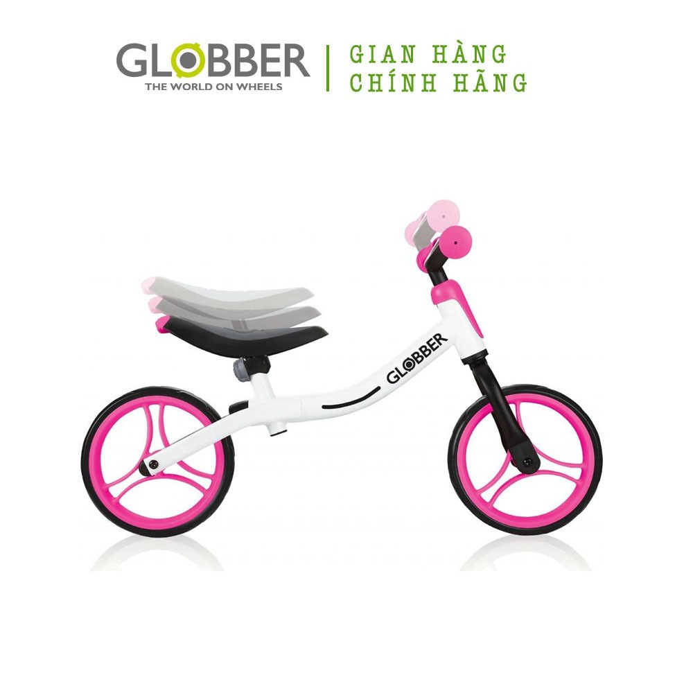 Xe thăng bằng Globber Go Bike - Trắng/Hồng