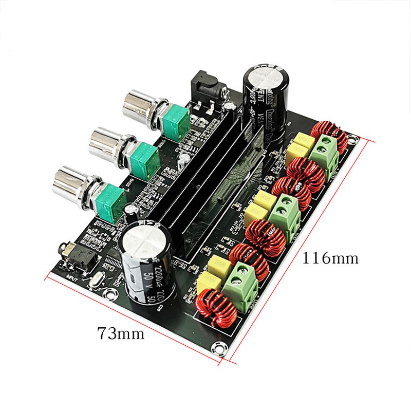 Mạch khuếch đại âm thanh siêu trầm 2*80W+100W Bluetooth 5.0 TPA3116D2 2.1 kênh TPA3116