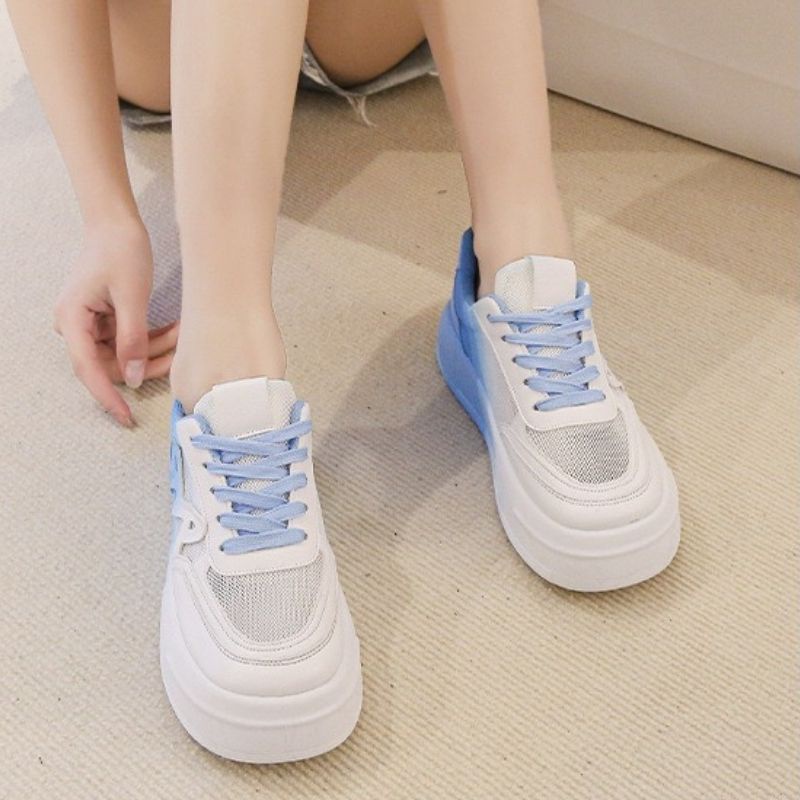 Giày Thể Thao Nữ GN52 Phiên Bản Hàn Quốc Màu gradient Siêu Hot Hàng QC Cao Cấp Thoáng Khí, Đế Siêu Nhẹ Chống Trơn Trượt