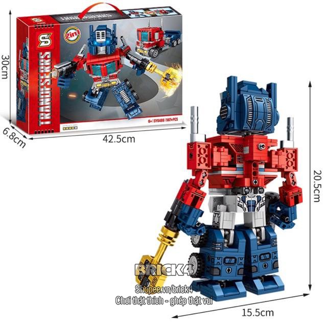 Robot Transformers : Bumblebee , Soundwave , Optimus Prime - đồ chơi mô hình lắp ghép non-lego