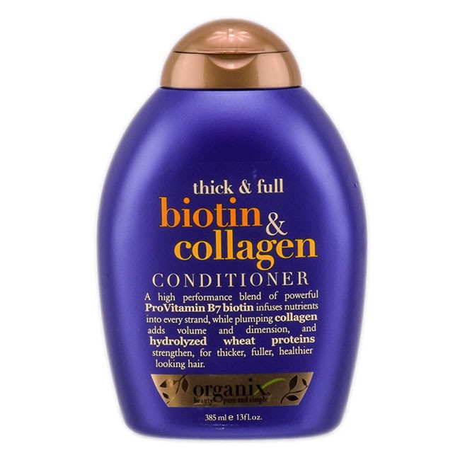 Dầu xả Biotin & Collagen OGX Thick & Full - Mỹ - 385ml