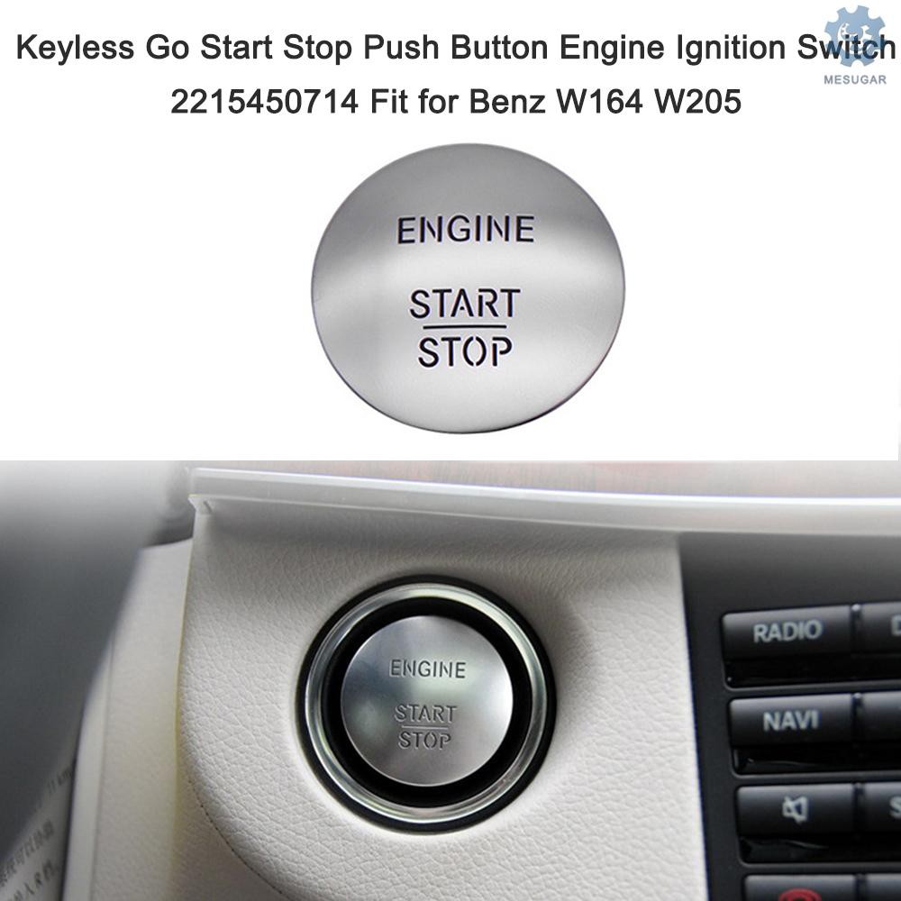 M&S Keyless Go Start Stop Push Button Engine Ignition Switch 2215450714 Fit for Benz W164 W205