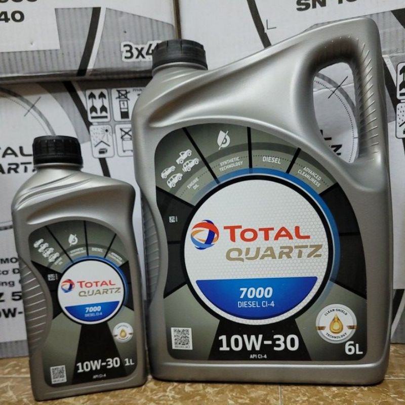 Dầu nhớt Ô TÔ Máy Dầu TOTAL Quartz 7000 10W30 1L