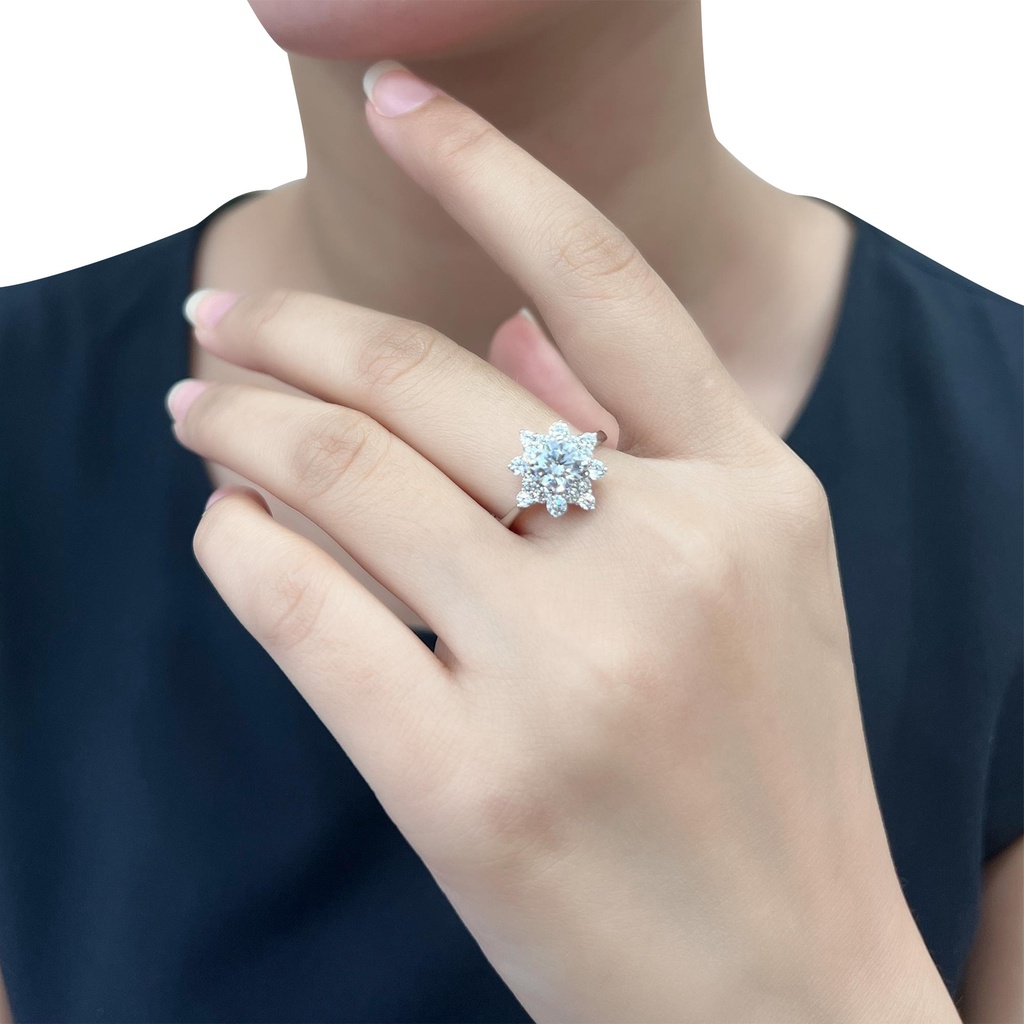 Nhẫn Bạc đính đá CZ PNJSilver XMXMK000183
