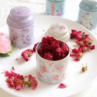 Hộp thiếc đựng trà hoa