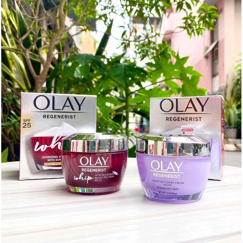 [ Hàng Mỹ Bao Check] Kem Olay Mỹ,Olay đêm tím dưỡng da ban đêm Olay Regenerist Night Recovery Cream 48gr