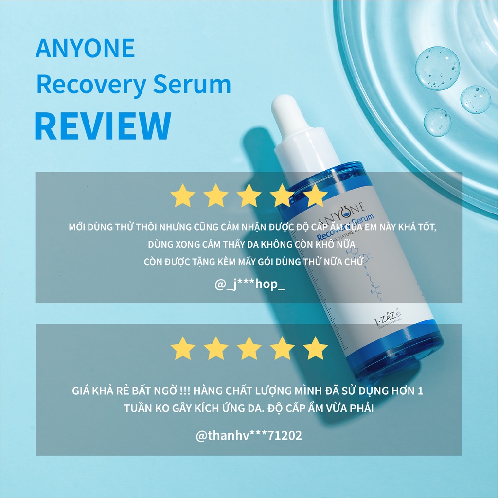 Serum phục hồi da IZÉZÉ Anyone chất lượng cao dung tích 50ml