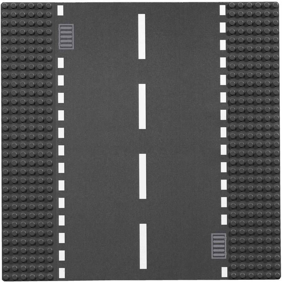 7280 Đồ chơi lắp ráp Iego® Straight & Crossroad Plates Tấm nền đường thẳng và ngã tư