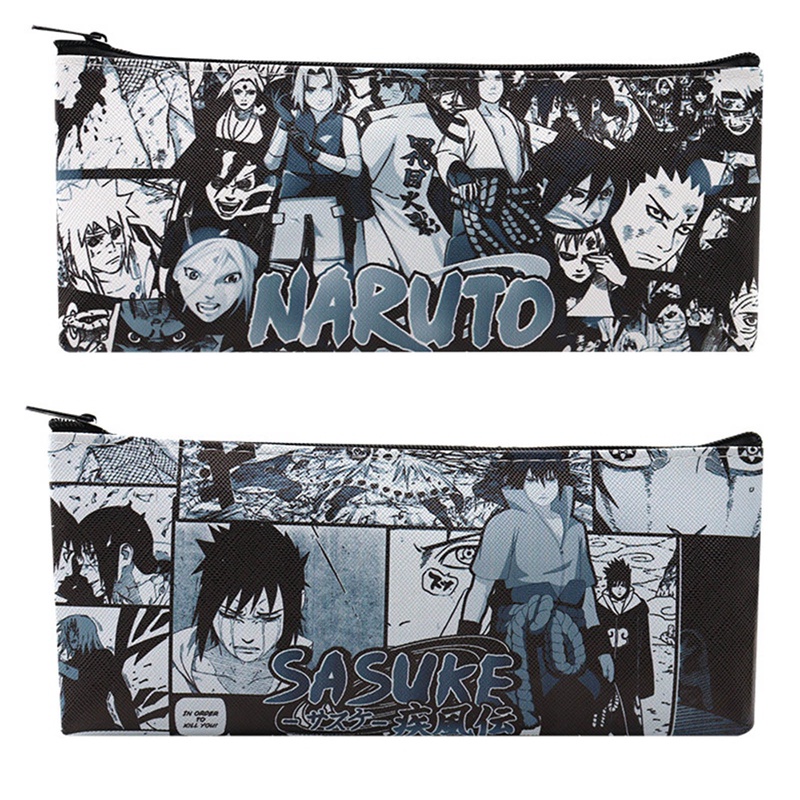Tmdbyx Túi Đựng Bút / Mỹ Phẩm Có Khóa Kéo Họa Tiết Anime Naruto Sasuke Kakashi Pein Itachi Cho Học Sinh