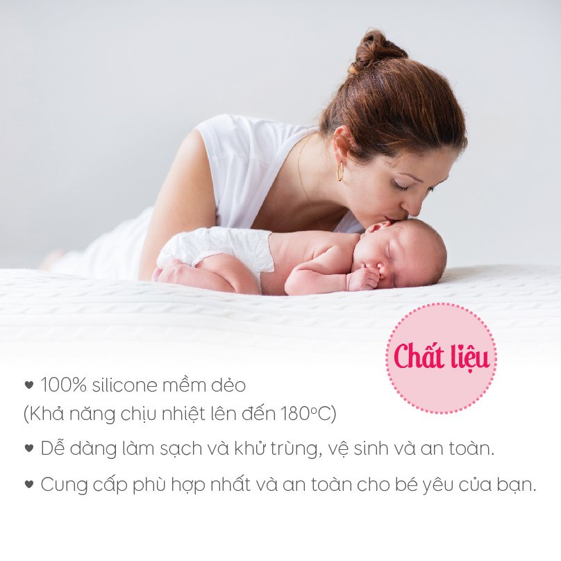 Trợ Ty / Miếng Bảo Vệ Đầu Ngực Cho Mẹ Farlin 100% Silicone ( Có Hộp Đựng , 2 Miếng )