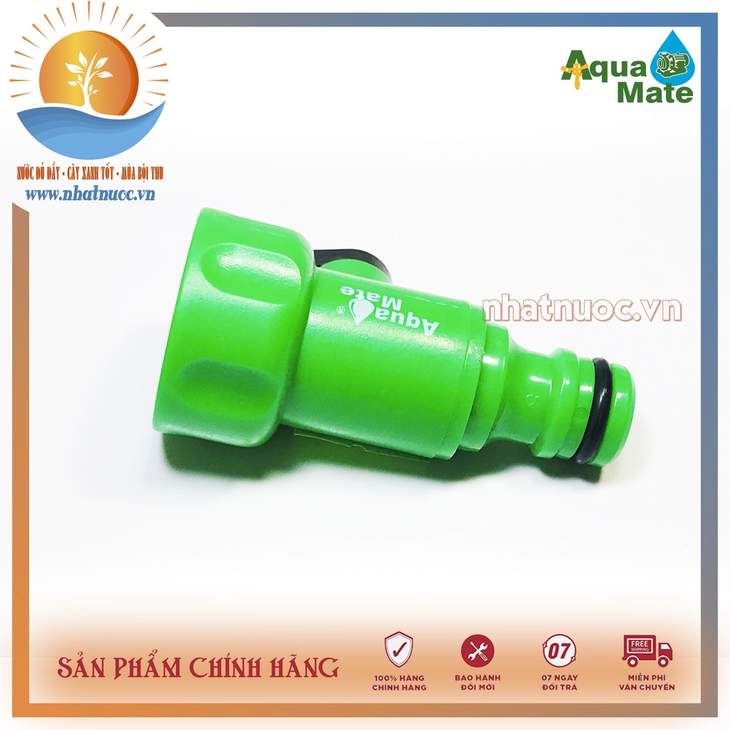 Van khóa nước Aquamate W-3290 ren trong D27 đầu ra nối nhanh D9