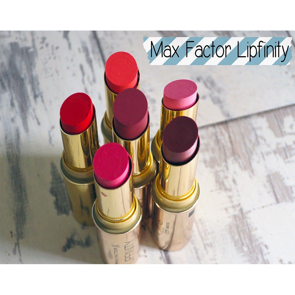 Paris France Beauty - Son Màu Mềm Mượt Lâu Trôi Max Factor X Lipfinity Long Lasting 3.4g