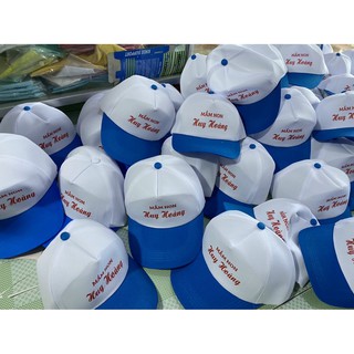Nón in tên cho bé mầm non