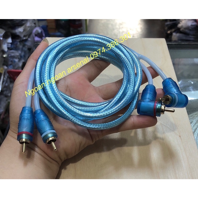 Dây av Audio đầu av hoa sen rca thẳng av cong