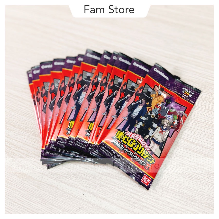 Pack Thẻ My Hero Academia Metal Card Collection