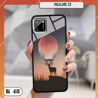 Ốp lưng kính cường lực cho điện thoại Realme C11