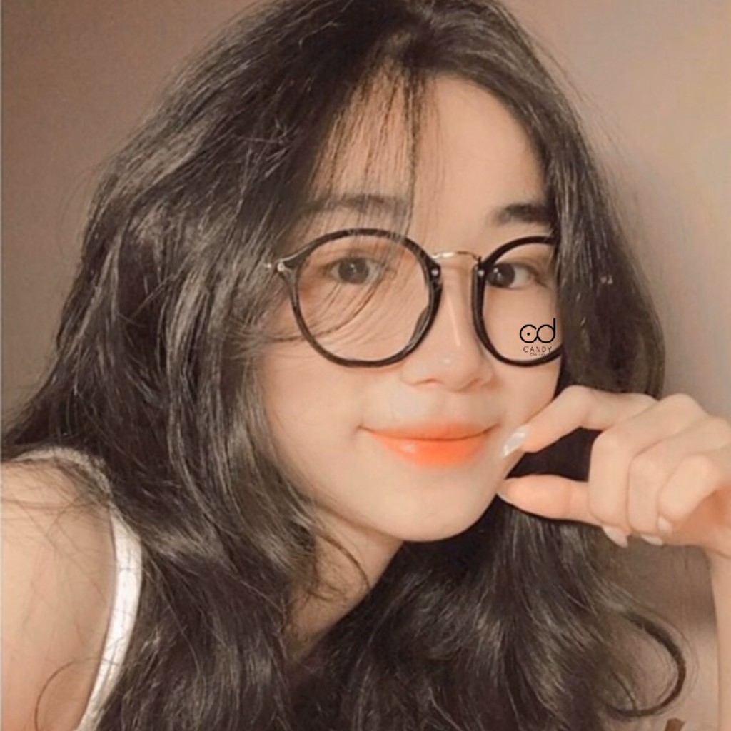 Gọng kính cận nữ kim loại, mắt tròn kiểu dáng thời trang ulzzang hàn quốc T2020 – Tiệm Kính Candy