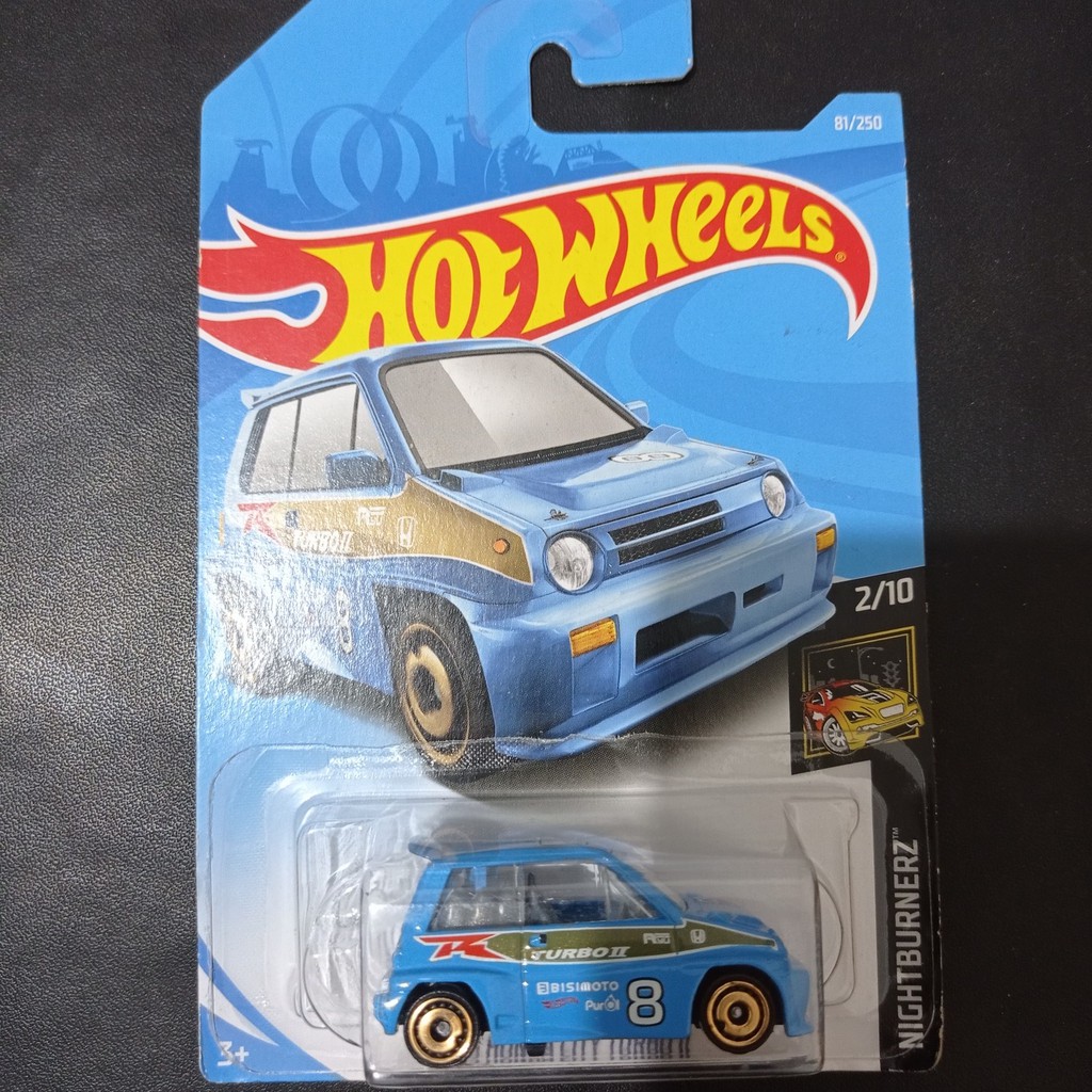 Hot Wheels Mô Hình Đồ Chơi Xe Hơi Honda City Turbo Ii Blue (Max.1Pcs) 85