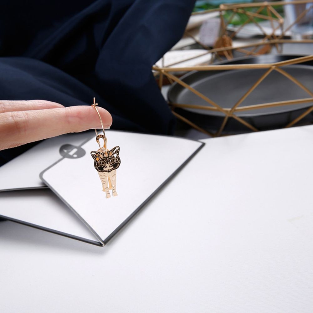 Khuyên Tai Chuỗi Hình Thú Phong Cách Boho