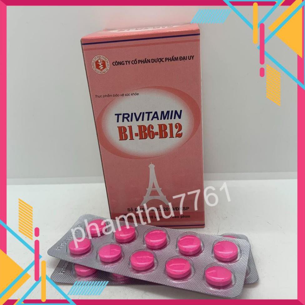 Trivitamin B1-B6-B12 ĐẠI UY (một hộp)