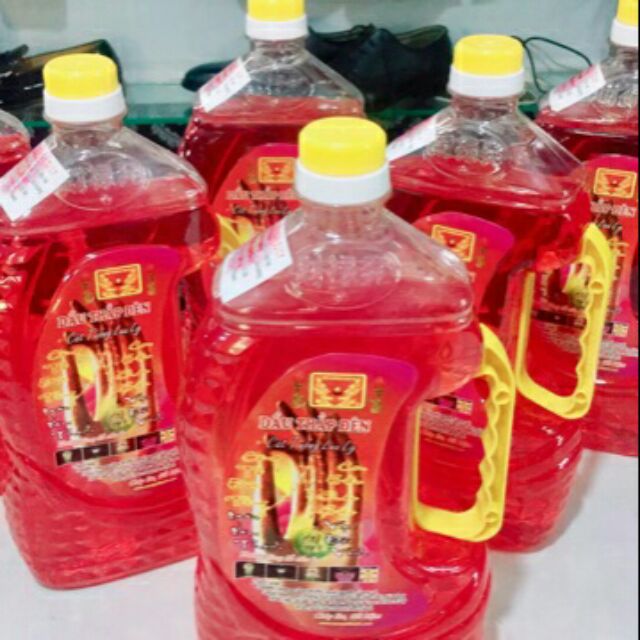 Dầu đèn Cát Tường lưu ly 1 thùng (6 chai Can to loại 1kg/can)