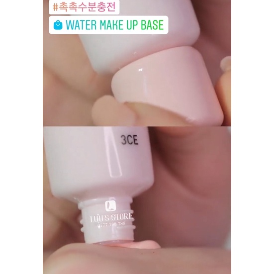 Kem Lót Điều Chỉnh Màu Da 3CE Water Make Up Base