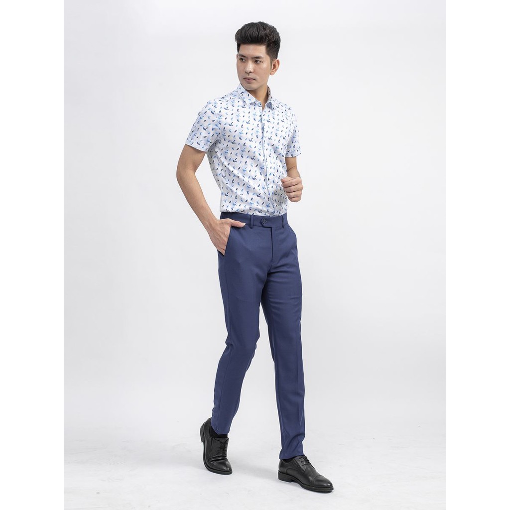 Áo Sơ Mi Nam Ngắn Tay Aristino - ASS073S9 Cotton Thoáng Mát