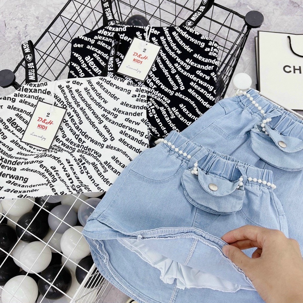 Set bộ áo nữ bé gái xinh xắn