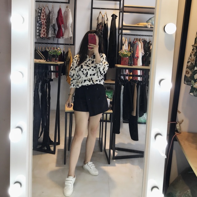 Áo sơ mi con bò sữa