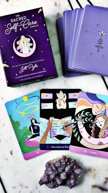 Bộ bài oracle Sacred Self Care Oracle Decks - Order trực tiếp Hay House
