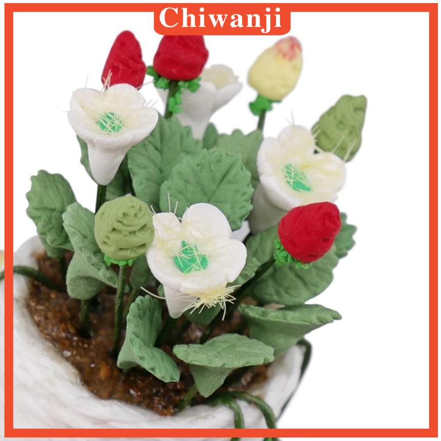 Chậu Cây Bonsai Mini Tỉ Lệ 1 / 12 Dùng Trang Trí Nhà Búp Bê