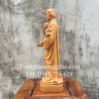Tượng Thánh Giuse bế Chúa 40cm