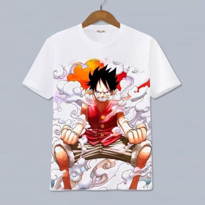 Áo Thun Tay Ngắn Dáng Rộng In Hình Nhân Vật Luffy Zoro Chopper ACE Trong Anime ONE PIECE Cỡ 3 Thời Trang Cho Nam Và Nữ