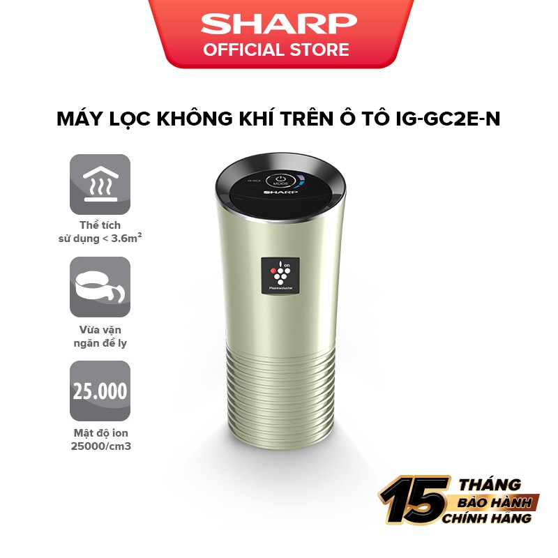 Máy lọc không khí ôtô Sharp IG-GC2E-N/B Hàng Thái Lan