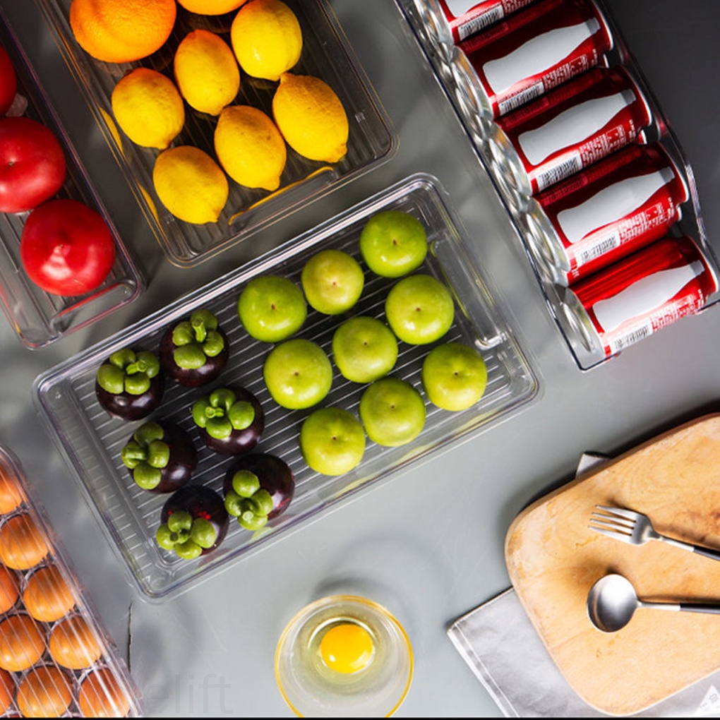 Hộp Đựng Thực Phẩm / Trái Cây / Thực Phẩm Trong Suốt Tiện Dụng Cho Tủ Lạnh