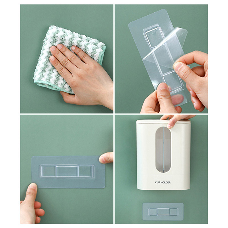 Giá Đỡ Cốc Giấy Dùng Một Lần Tự Động Gắn Tường Không Cần Khoan | BigBuy360 - bigbuy360.vn