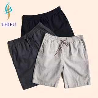 Quần Short Nam Thể Thao Dây Rút Chất Đũi Mềm Mịn Unisex