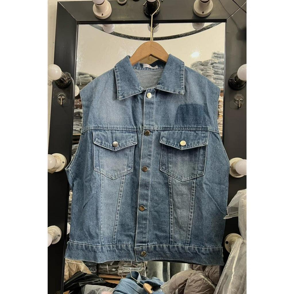 Áo jeans sát nách