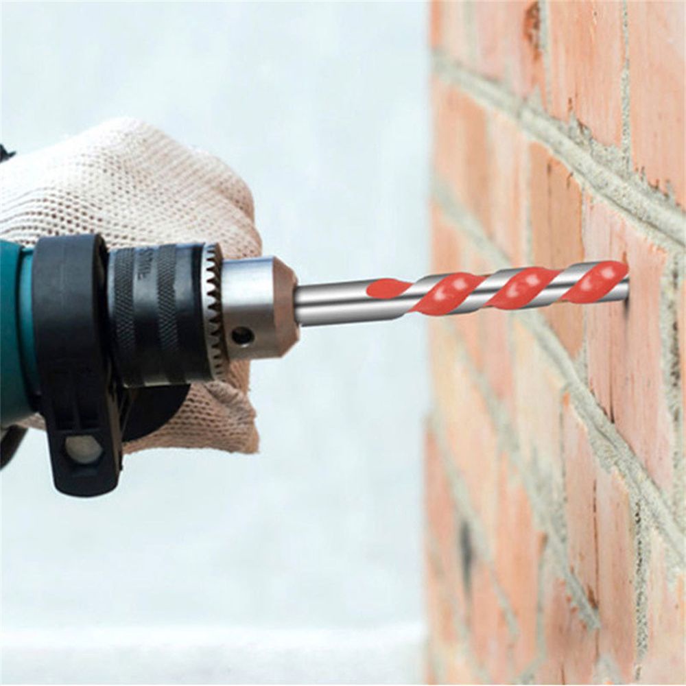 MUVAKO Mũi khoan tam giác 6mm 8mm 10mm 12mm chuyên dụng cho vật liệu kính/gạch men/kim loại