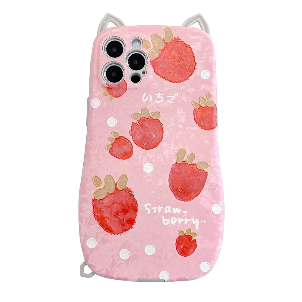 Ốp Điện Thoại TPU Mềm Hình Tai Mèo 3D Cho iPhone 11 12 13 14 Pro Max 12Pro 13Pro 14Pro 14Plus X XS Max XR 7 8 Plus