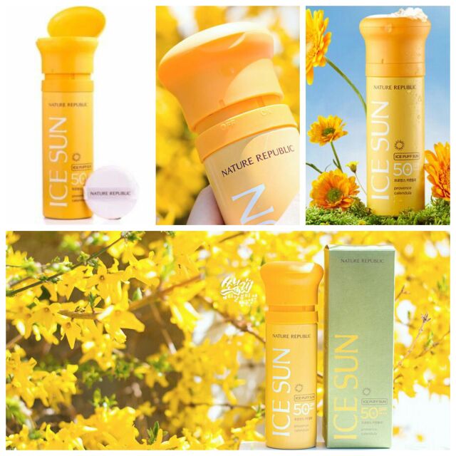 KEM CHỐNG NẮNG NATURE REPUBLIC PROVENCE CALENDULA ICE PUFF SUN SPF 50+ PA+++