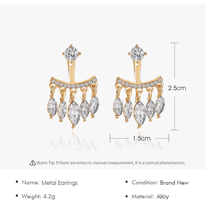 Bông tai phong cách Hàn Quốc thời trang