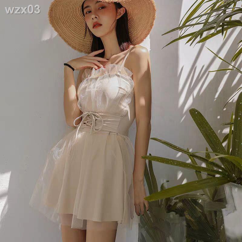 váy gạc suối nước nóng che bụng mỏng hơn sinh viên bảo thủ người hâm mộ cổ tích Hàn Quốc đồ bơi nữ 2020 phong các | BigBuy360 - bigbuy360.vn