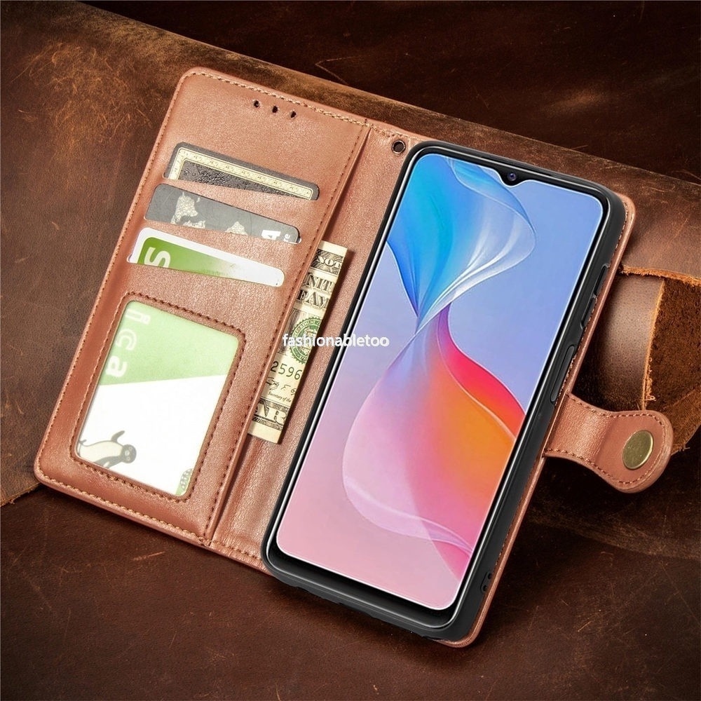 Ốp Điện Thoại Da Nắp Lật Từ Tính Chống Sốc Cho Vivo V25 pro V25pro V25E V 25