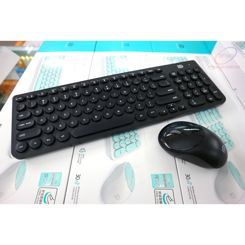Bộ phím chuột không dây Forter iK6630 chống ồn | BigBuy360 - bigbuy360.vn